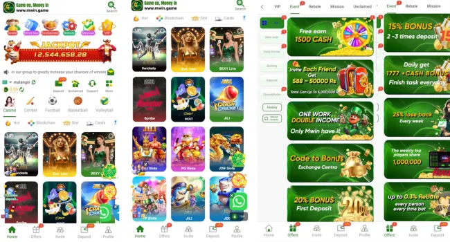 Mwin Game Image Bonuses And Rewards