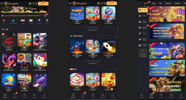 Six Game Image Bonuses and rewards