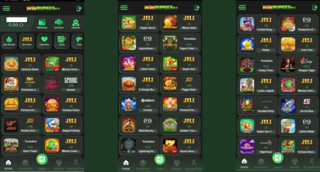 Win Rupees Game images picture and bonuses